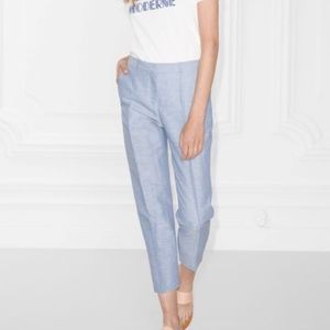 & Other Stories | Linen and Cotton Blend Trousers